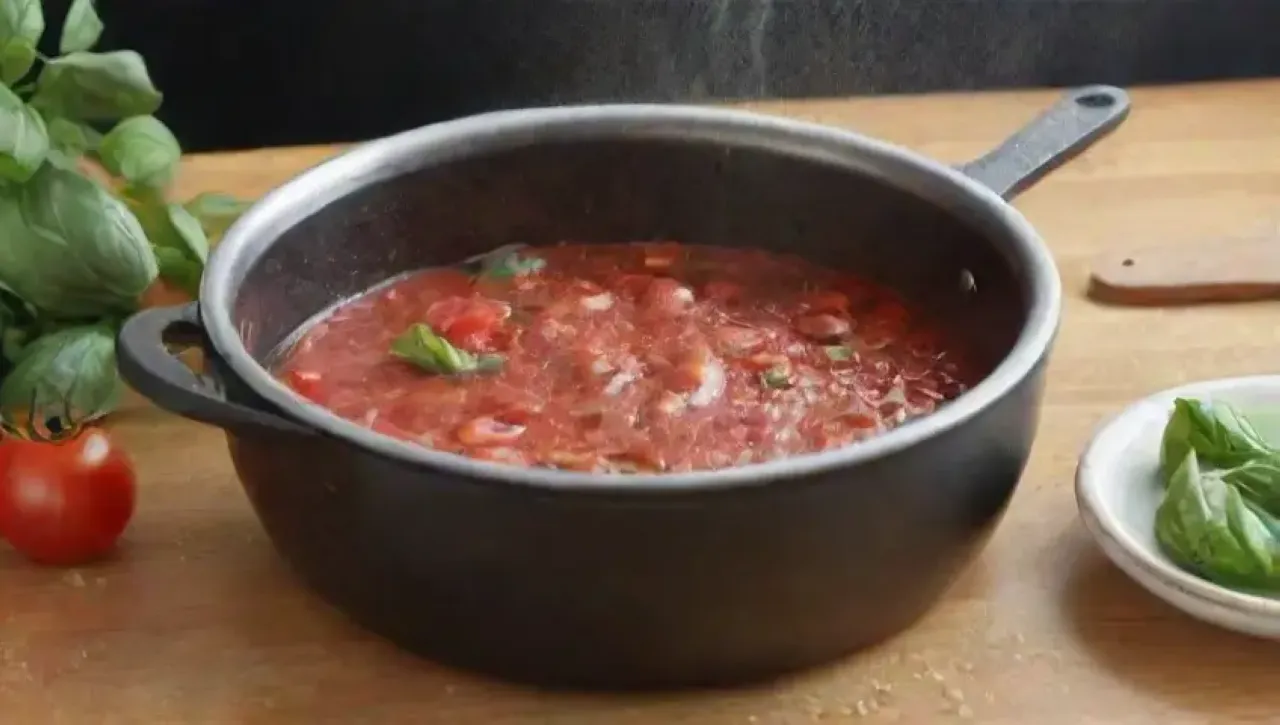 Una cocina cálida y aromática prepara un delicioso plato de pasta