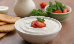 El yogur es un ingrediente versátil y nutritivo en la cocina siria