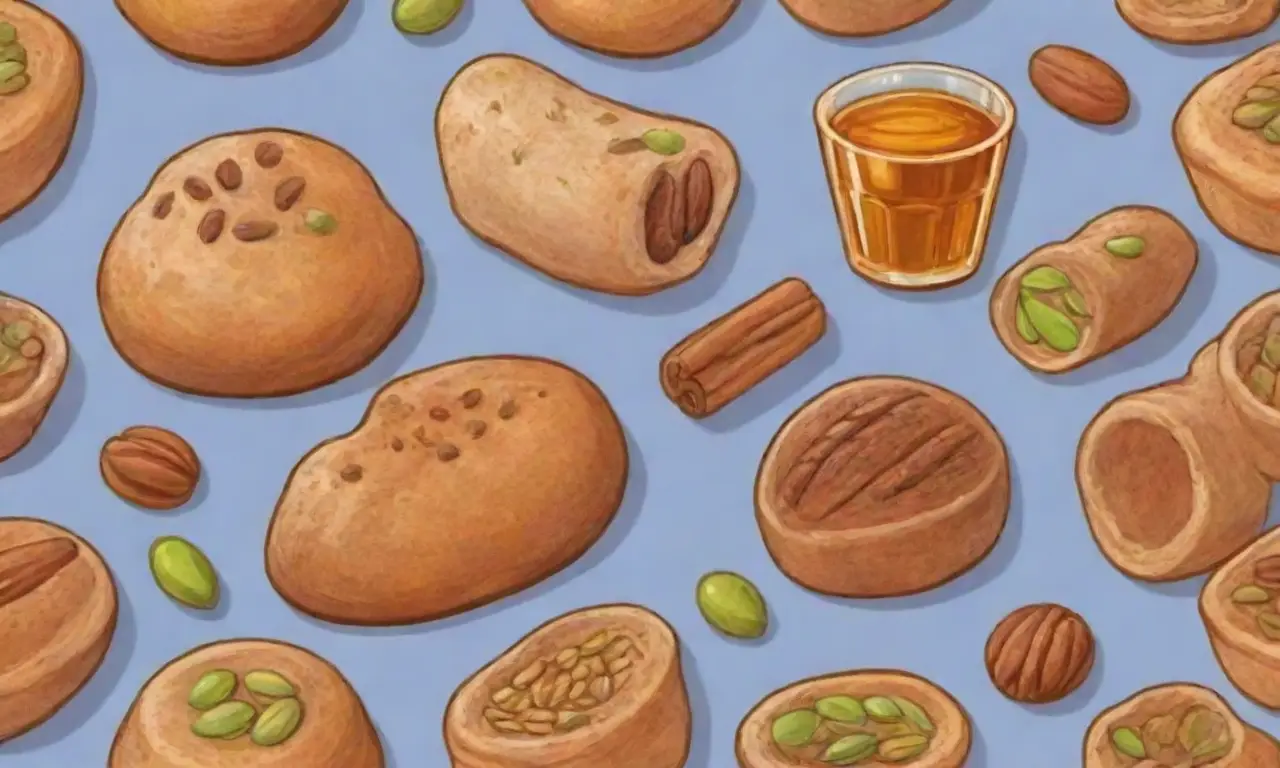 Deliciosos pasteles sirios: sabores ricos
