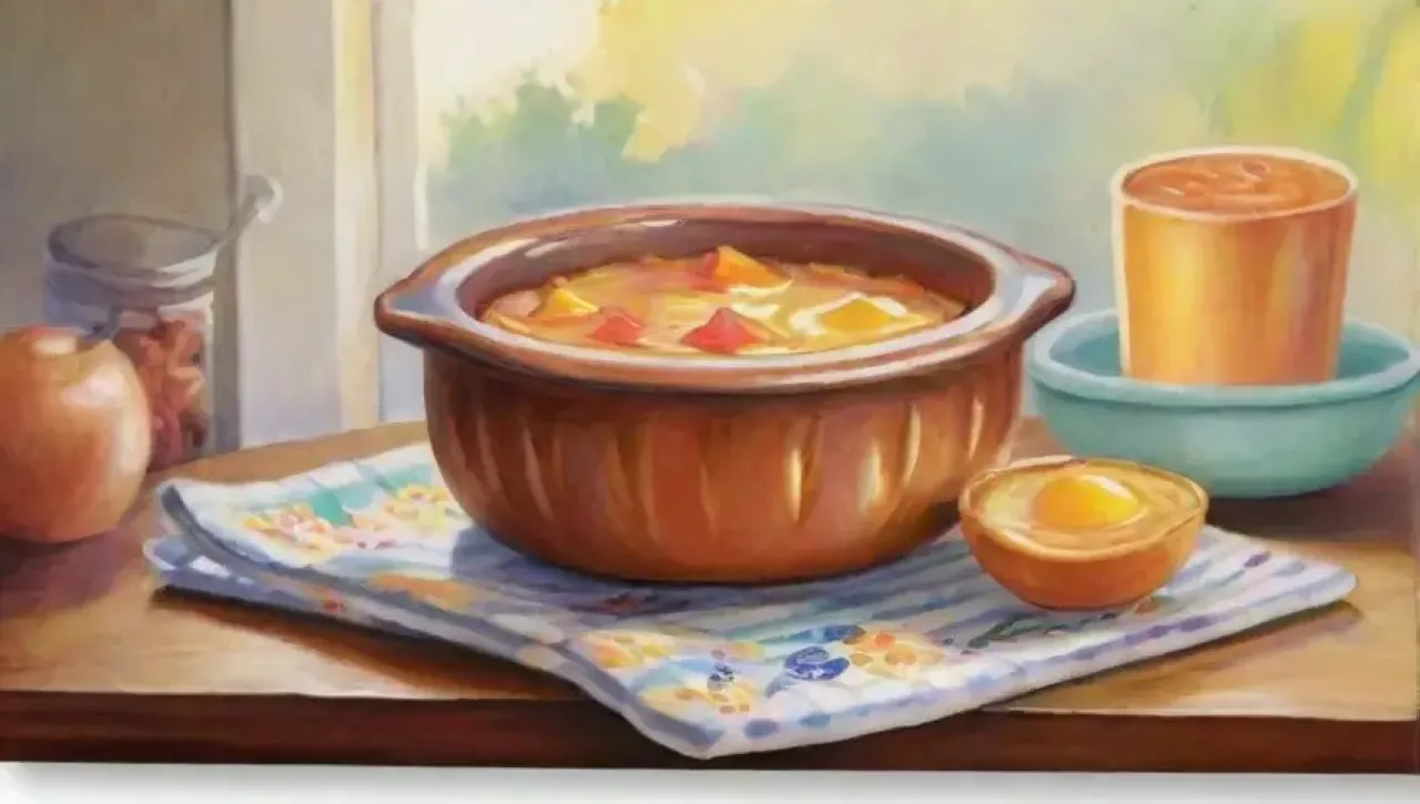 Una cocina vibrante llena de ingredientes coloridos y aromas deliciosos
