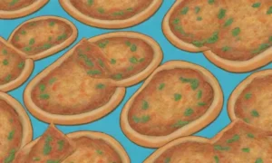 Börek casero de colores con relleno sabroso y sabores kazajos