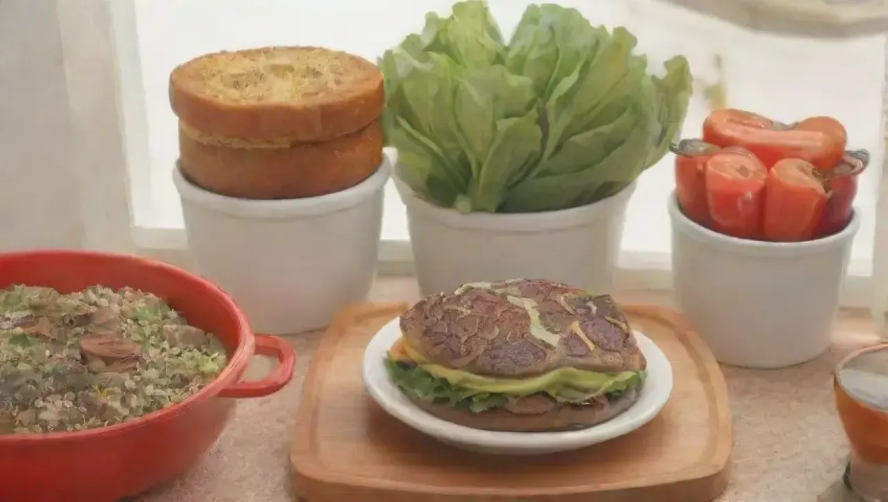 Una cocina rústica y acogedora llena de ingredientes frescos y aromas deliciosos