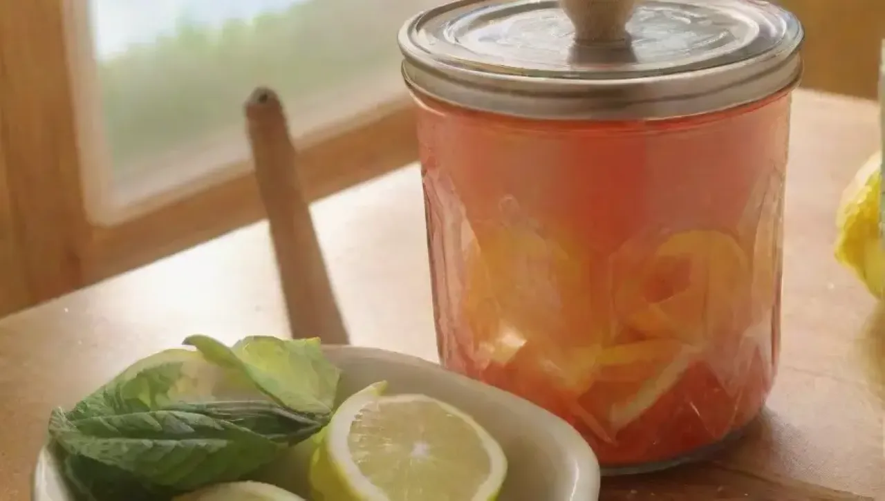 Una cocina acogedora llena de ingredientes frescos y aromas deliciosos