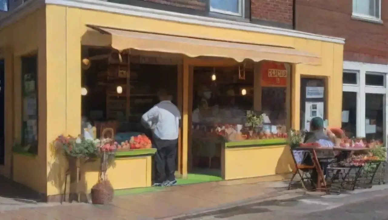 Un café acogedor lleno de colores, sonrisas y aromas que celebra la comunidad