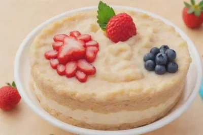 Arroz con leche colorido