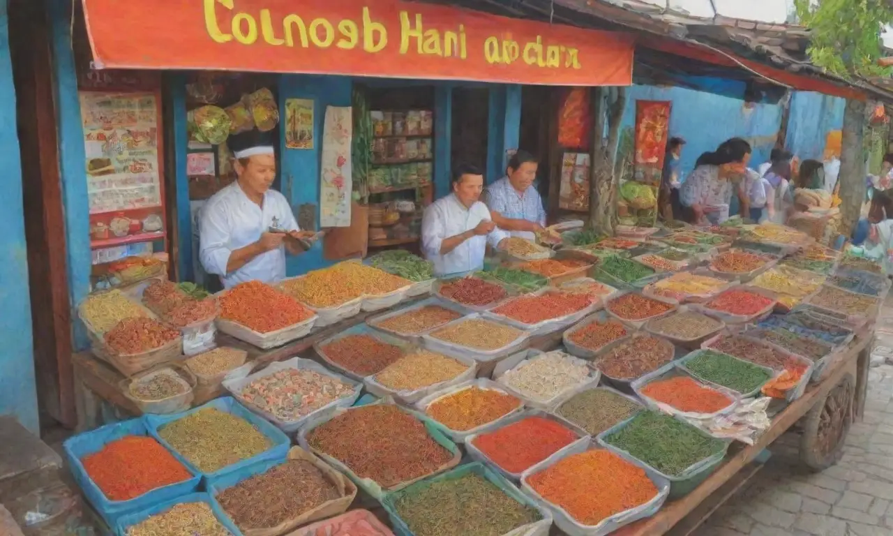 Aventura culinaria en Hoi An con comida callejera vibrante y sabores tradicionales