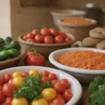 Colores vibrantes y sabores mediterráneos en platos tradicionales