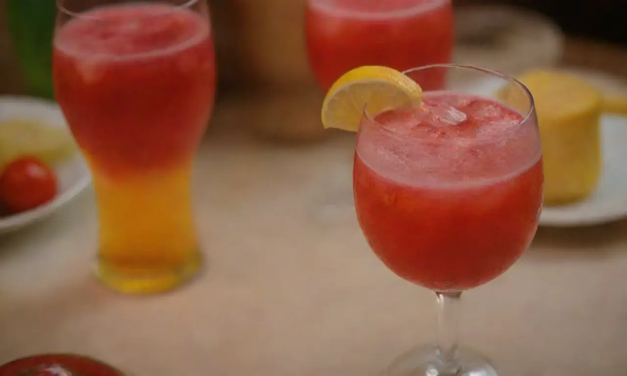 Bebidas coloridas y recetas tradicionales en banquetes búlgaros