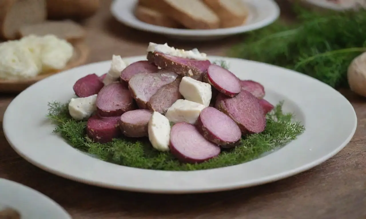 La cocina lituana se basa en papas