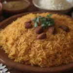 Arroz afgano: colores vibrantes
