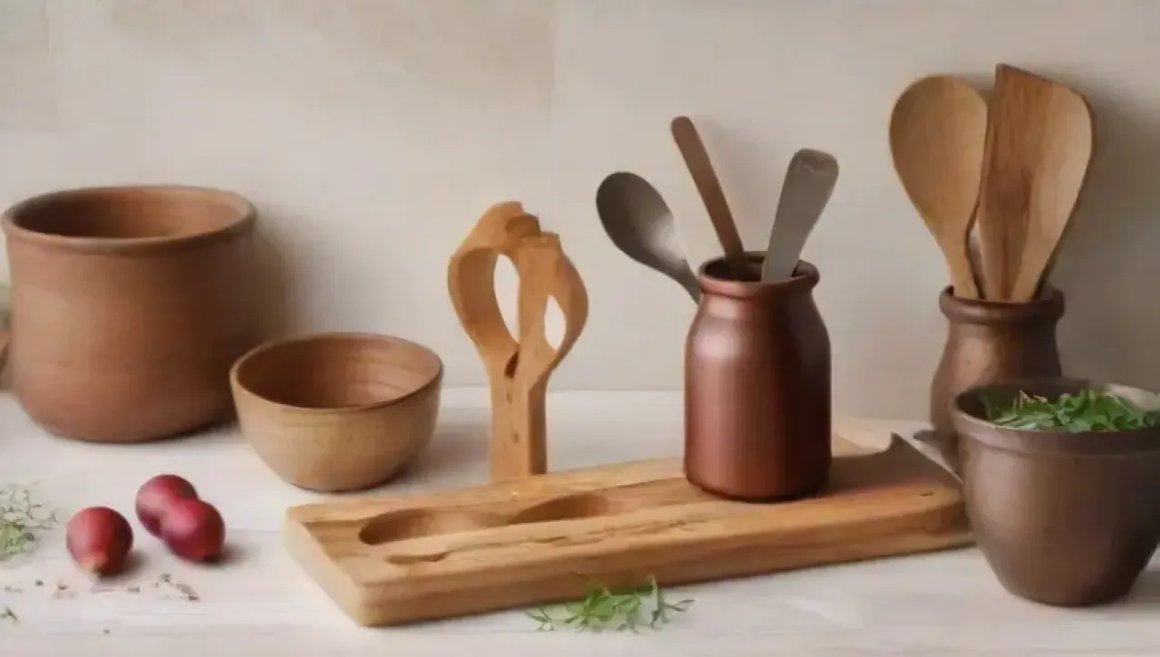 Utensilios de madera con encanto rústico y elegancia atemporal