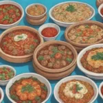 Fusión culinaria de sabores rusos y tradiciones kazajas