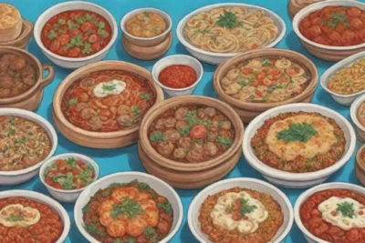 Fusión culinaria de sabores rusos y tradiciones kazajas