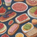 Aperitivos franceses variados y elegantes