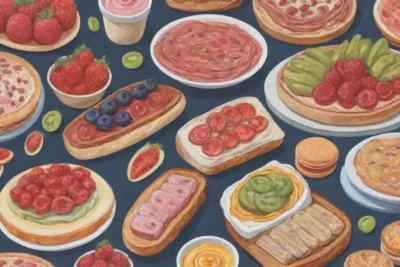 Aperitivos franceses variados y elegantes