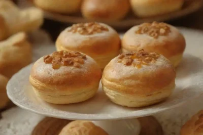 Pasteles rusos con sabores ricos