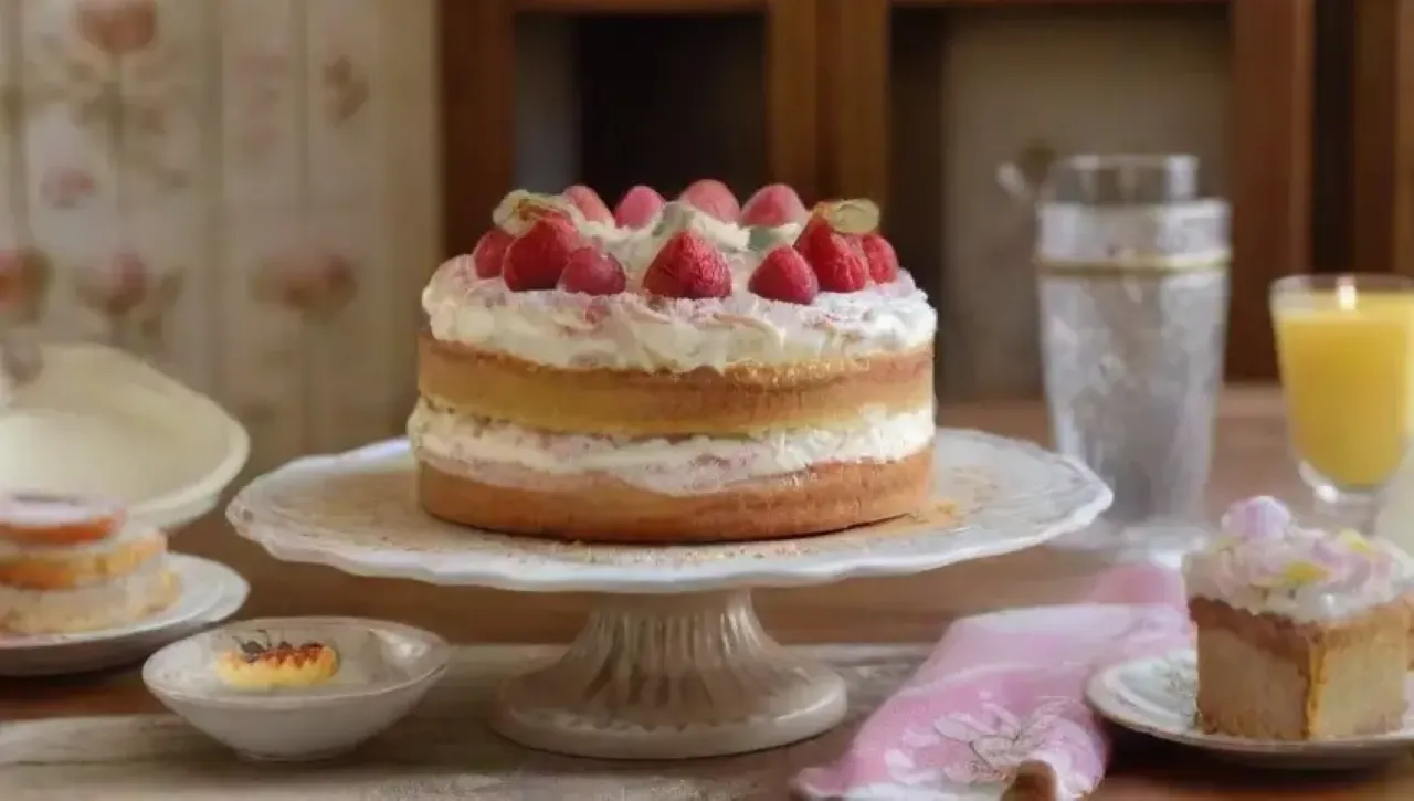 Un pastel delicado y colorido evoca recuerdos familiares en un cálido ambiente