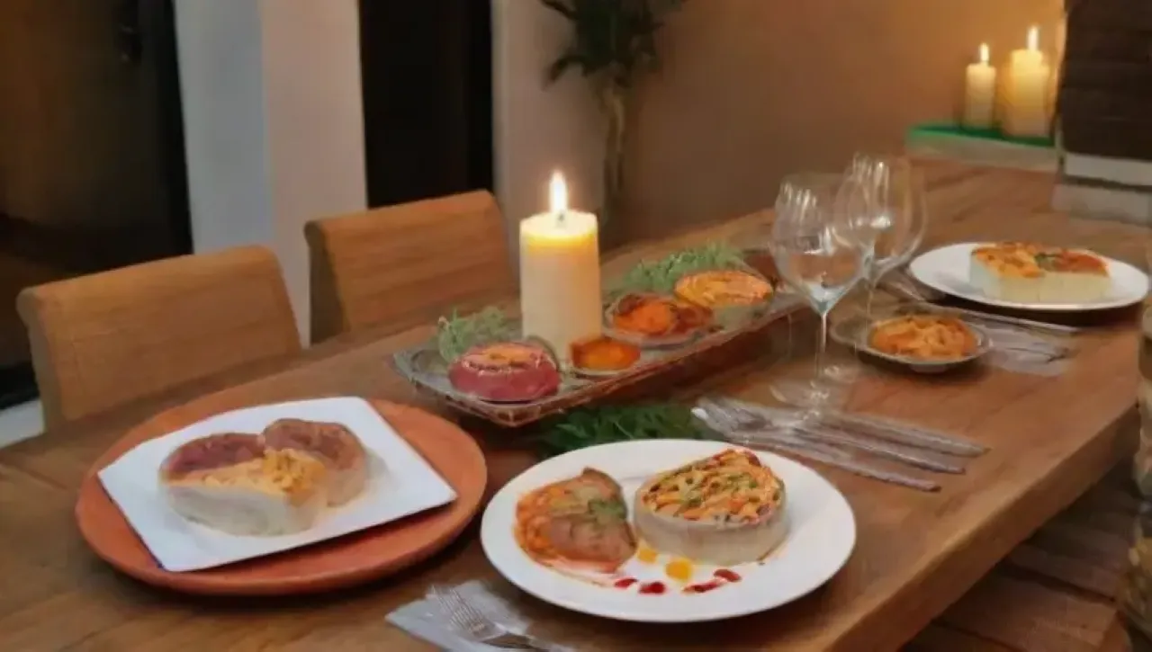 Una experiencia culinaria vibrante y acogedora con sabores diversos y presentaciones artísticas
