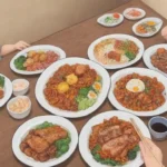 Etiqueta en la comida coreana: uso de palillos