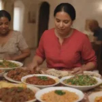 Fusión cultural de sabores vibrantes y recetas tradicionales