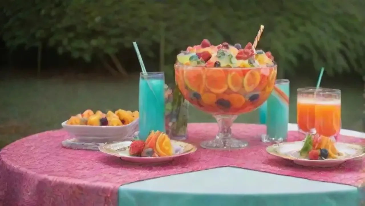 Una celebración vibrante llena de risas, luces y color