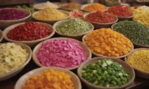 Colores vibrantes y sabores tropicales en una rica diversidad cultural