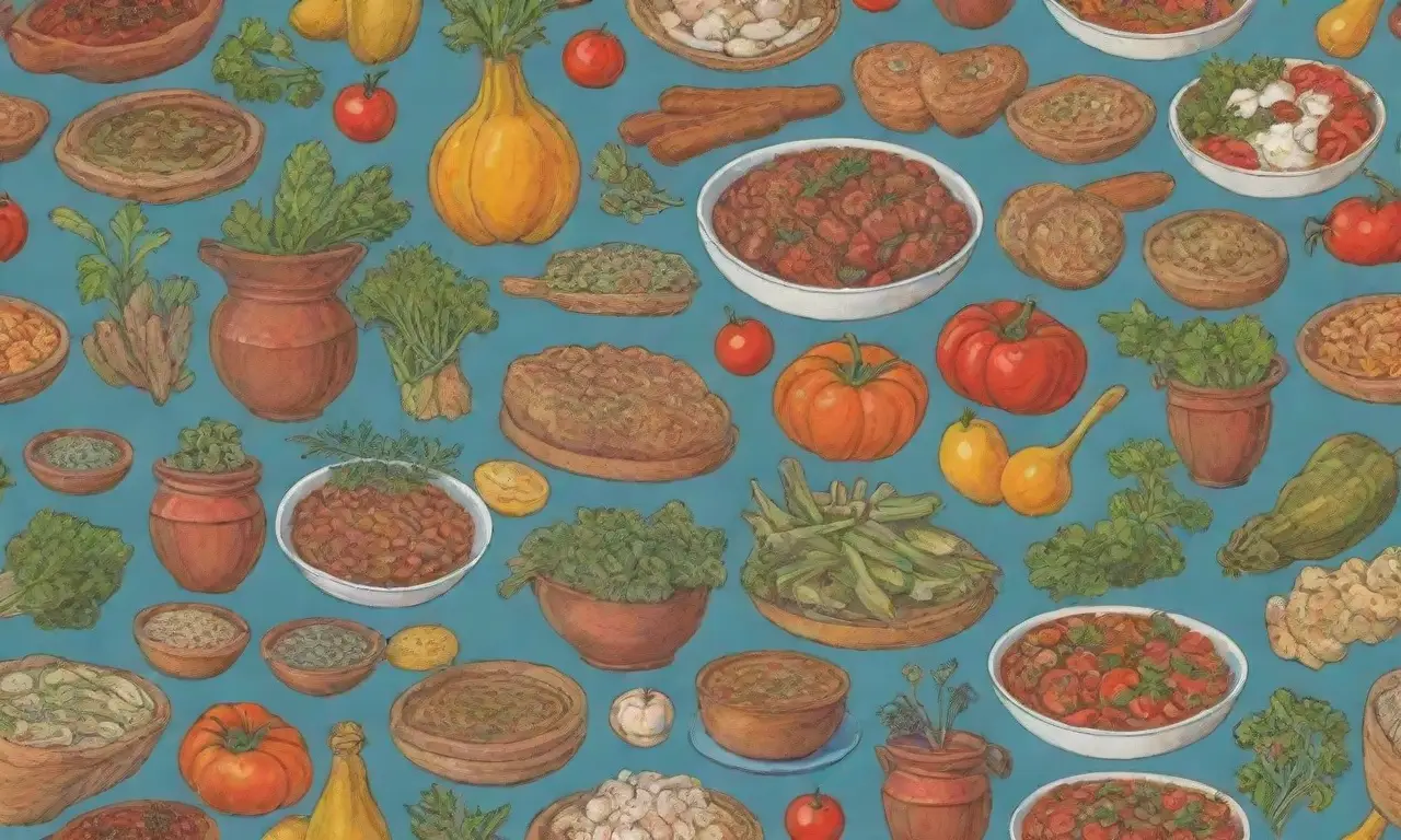 Recetas lituanas de temporada con ingredientes frescos y colores vibrantes