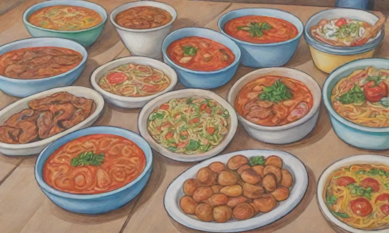 Platos coloridos, momentos emotivos y fuertes lazos entre amigos y familia