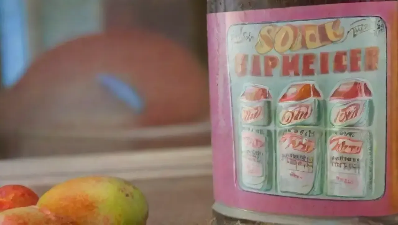 Un paisaje de soda brillante y colorida contrasta con imágenes de salud y moderación