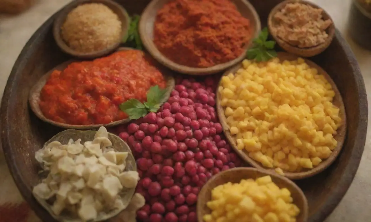 Colores vibrantes y sabores tradicionales con significados culturales