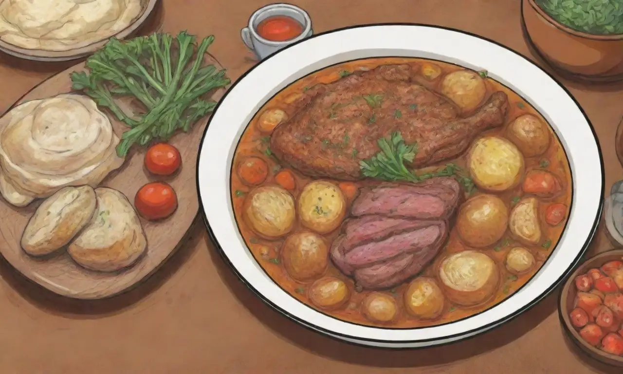 Carne sabrosa, pollo tierno, verduras frescas y sabor reconfortante