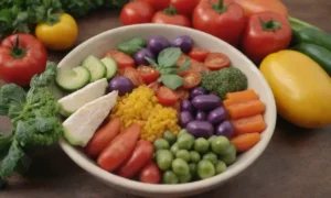 Verduras coloridas y frescas