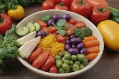 Verduras coloridas y frescas