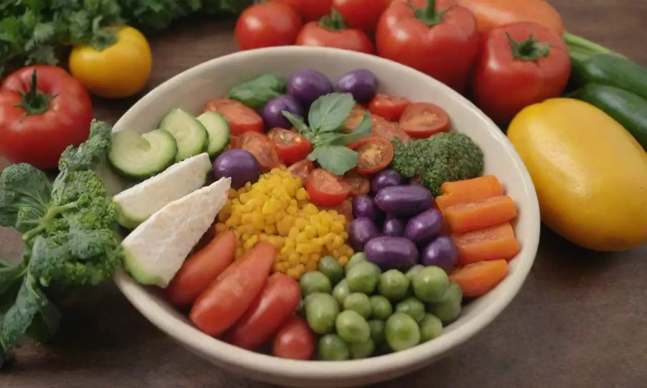 Verduras coloridas y frescas