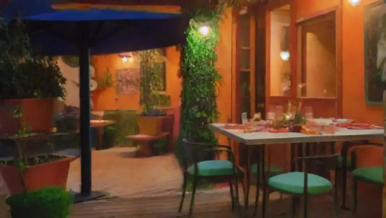 Un ambiente acogedor y vibrante con comida creativa y una atmósfera comunitaria