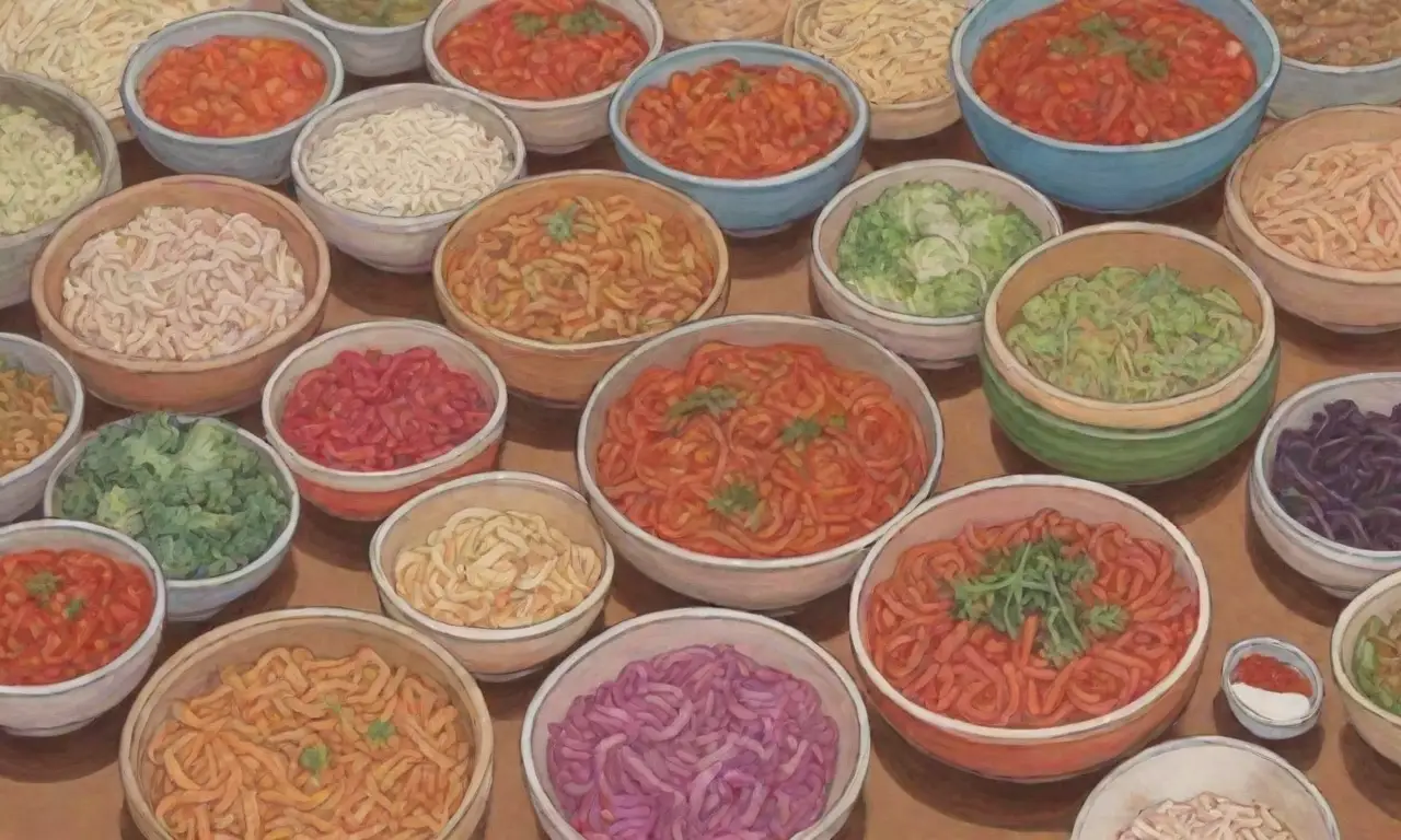 Cultura coreana vibrante y festiva con recetas ancestrales y verduras fermentadas