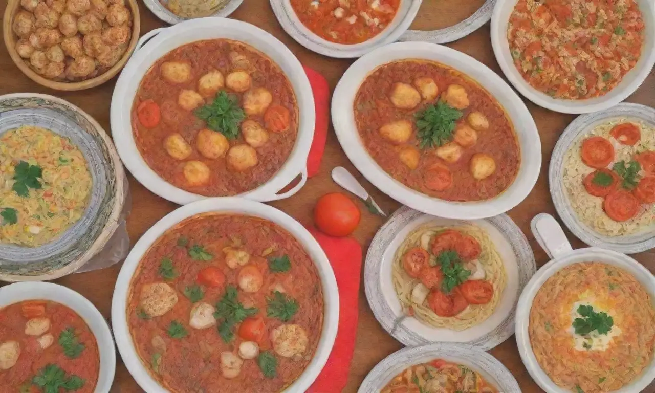 Diez recetas fáciles de cocina serbia con instrucciones paso a paso y presentación colorida