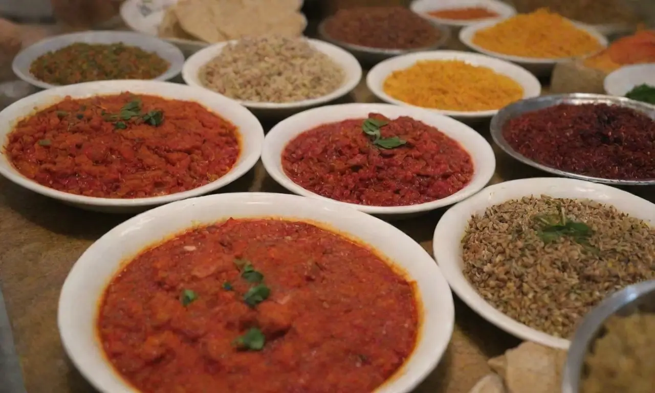 La cocina turca es un arte culinario lleno de colores