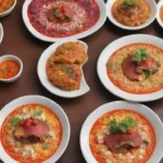 Platos coloridos y creativos fusionan técnicas modernas con sabores vibrantes