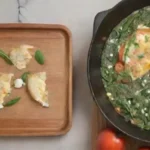 Receta de omelet con espinacas y feta: quieres probarlo