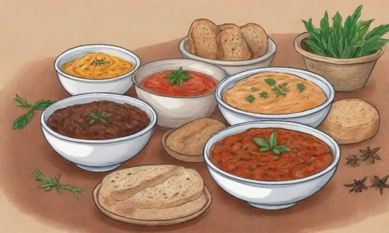 Platos coloridos y sabores vibrantes en reuniones familiares