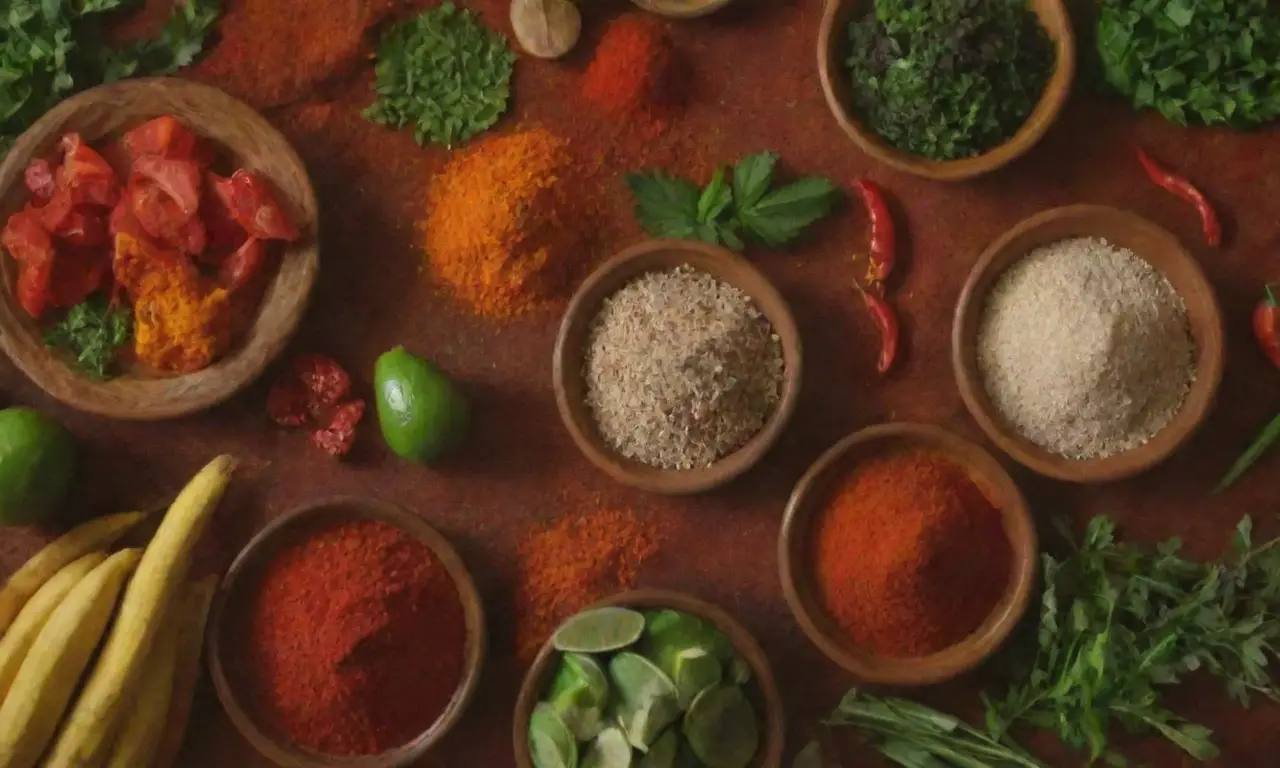 Colores vibrantes y especias tropicales en una rica herencia culinaria