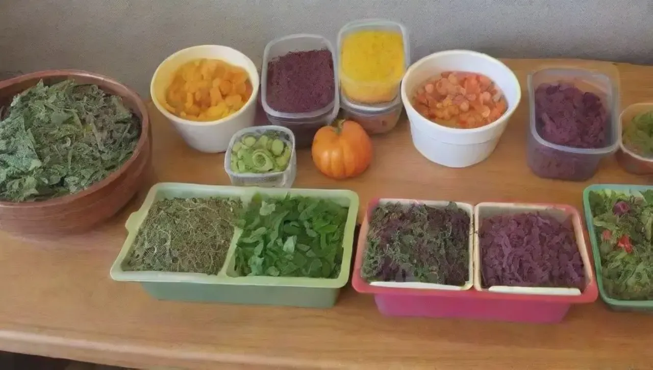 Un bullicioso mercado de agricultores celebra la vida vegana con comida fresca, risas familiares y comunidad unida