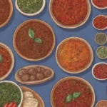 Colores vibrantes y especias aromáticas en la cocina turca