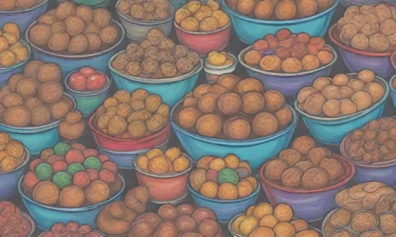 Dulces coloridos y snacks tradicionales sudafricanos que fomentan la unión familiar y la diversión en la cocina