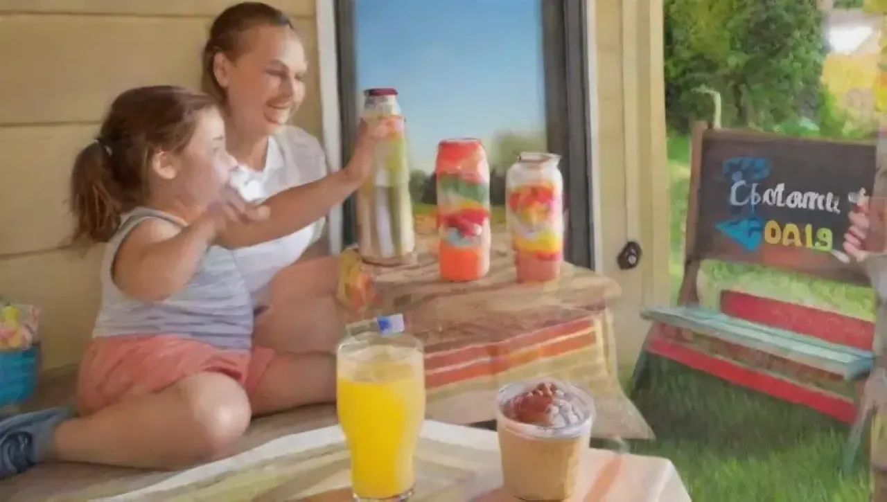 Un día vibrante y refrescante lleno de colores, risas y momentos compartidos