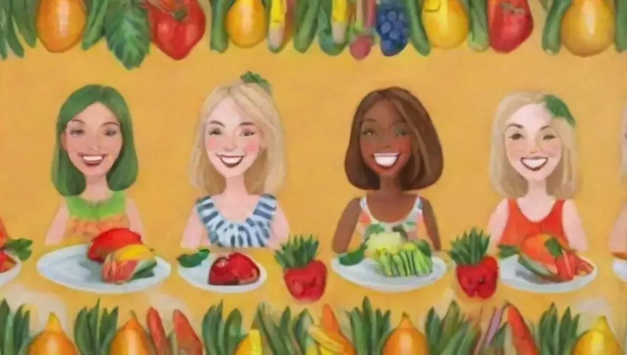 Una explosión de colores y texturas que celebra la vida y la comunidad
