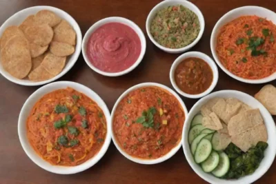 Platos coloridos y sabrosos que fusionan culturas en reuniones divertidas