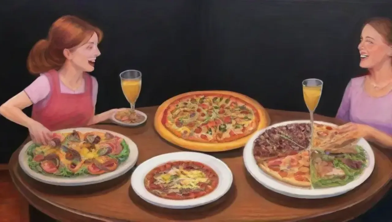 Un restaurante acogedor lleno de risas, buena comida y un ambiente cálido