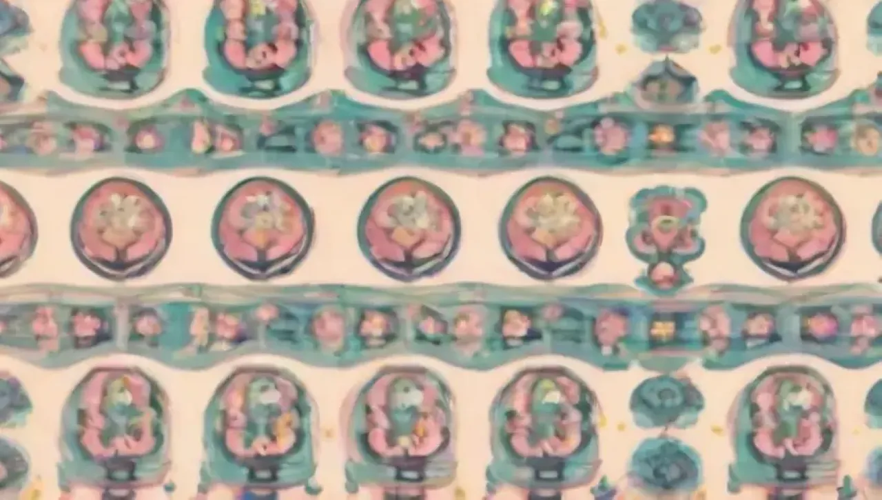 Colores suaves y patrones intrincados crean una narrativa cohesiva sobre las expectativas del cliente